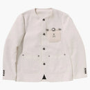 Blape černé ozdoby bez límečků Tweed III Coat Ivory