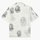 Bape Black Graphic Stitch Shirt White