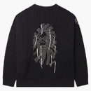 Bape Black Logo Cardigan Black