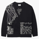 Bape Black Logo Cardigan Black