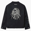 Bape Black Logo Worker Jacket Black