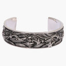 Bape Black Madface Bangle Silver