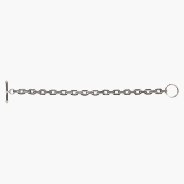 Bape Black Madface Kashira Bracelet Silver
