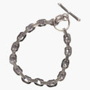 Bape Black Madface Kashira Bracelet Silver