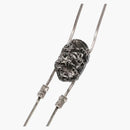 Bape Black Madface Pendant Necklace Silver