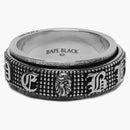 Bape Black Ring Silver