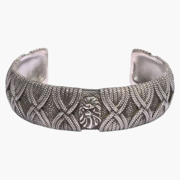 Bape Black Tsuka Bangle Silver