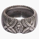 Bape Black Tsuka Ring Silver