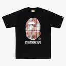 Bape Bleach Check Ape Head Tea Black
