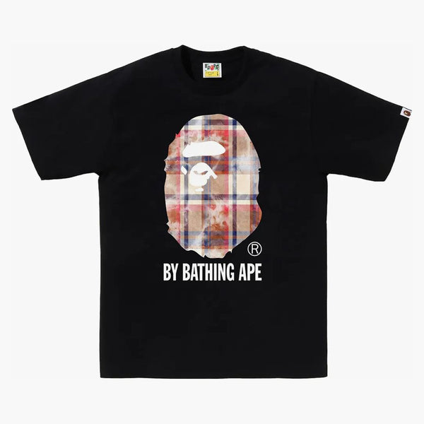 Bape Bleach Check Ape Head Tea Black