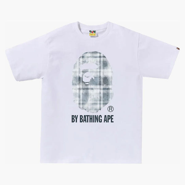 BAPE BLEACH CHECK APE HEAD TEE VIT