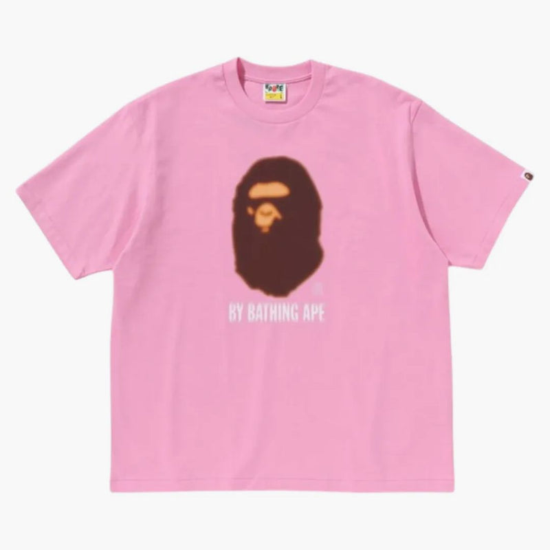 Bape Blur By Bathing Ape Relaxed Fit Tee Pink