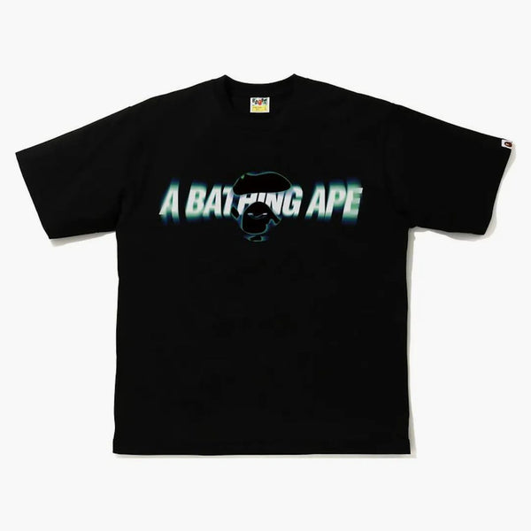 BAPE Blur uvolněný fit čaj černá
