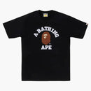 Bape Boa College Bapec Tee Black