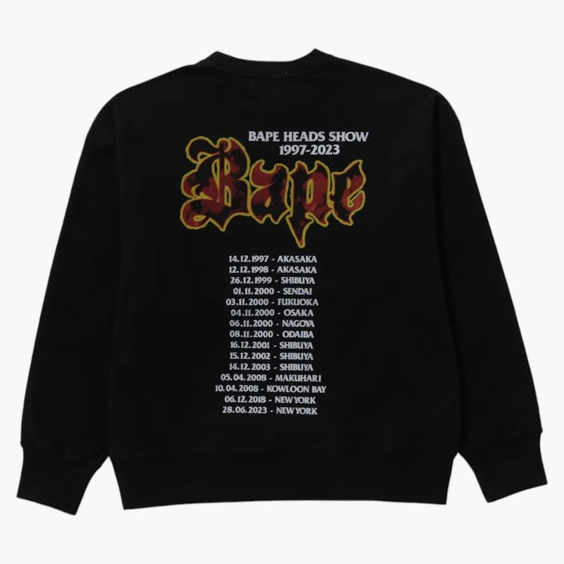 BAPE BOOMBOX CREWNECK BLACK