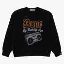 BAPE BOOMBOX CREWNECK SVART