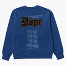 BAPE BOOMBOX CREWNCHECK AZUL