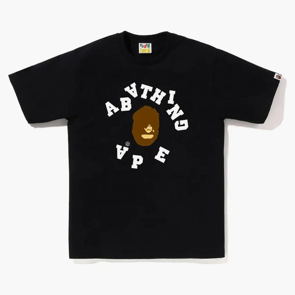 Bape Broken College Tea (SS23) Black