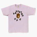 Bape Broken College Tea (SS23) Purple