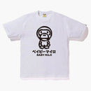 Bape Brush Baby Milo Tee White