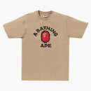 Beige del tè al college di brush bape