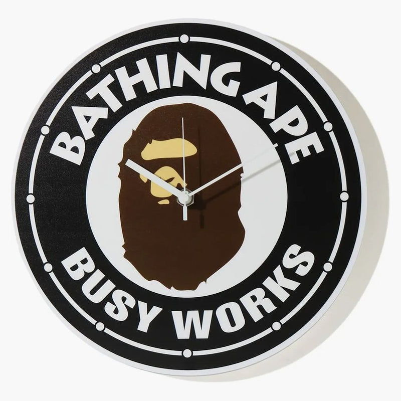 Bape Busy Works Wall Clock (SS21) Black