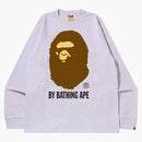 BAPE genom att bada apa l/s te (SS22) grå