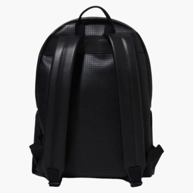 Bape Camo Patch Leather Daypack Black