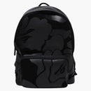 Bape Camo Patch Leather daypack Black