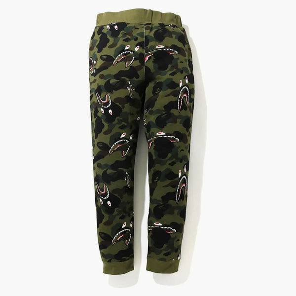 BAPE SHARK 1. camo spovy kalhoty FW20 Green