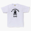 Bape Captain Ape Crossbone Tea White