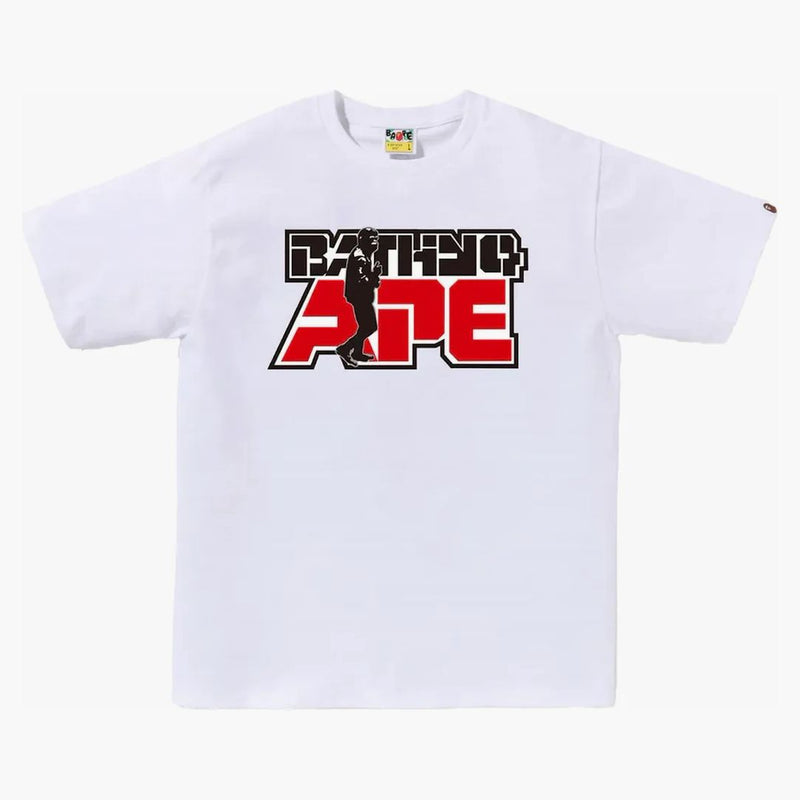 Bape Captain Logo Tee White