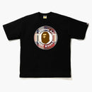 Bape Check Busy Works Relaxed Tee Black/red