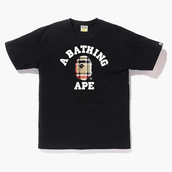 Bape Check College Tea Black/Beige