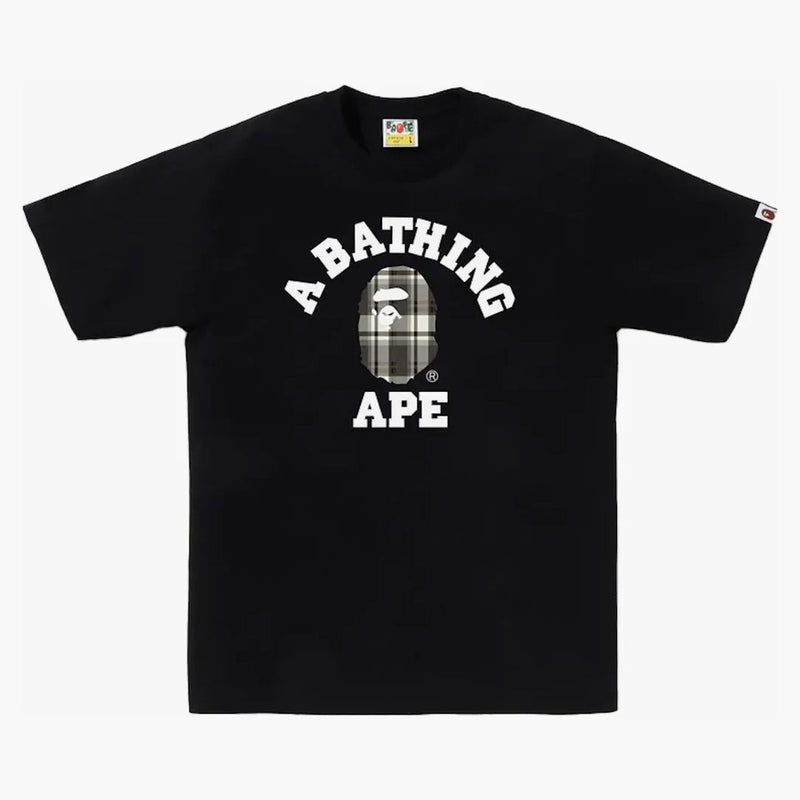 Bape Check College Tea Black