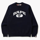 BAPE Check Crewneck Navy/Red