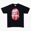 Bape Check Gift Ape Head Tea Black