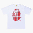 Bape Check Gift Ape Head Tea White