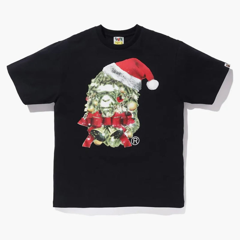 Bape Christmas Ape Head Tea Black