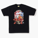 Bape Christmas Ape Head Tea (FW22) Black