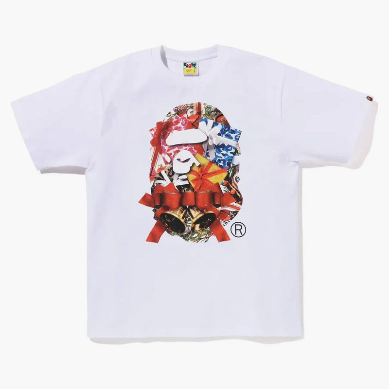 Bape Christmas Ape Head Tea (FW22) White