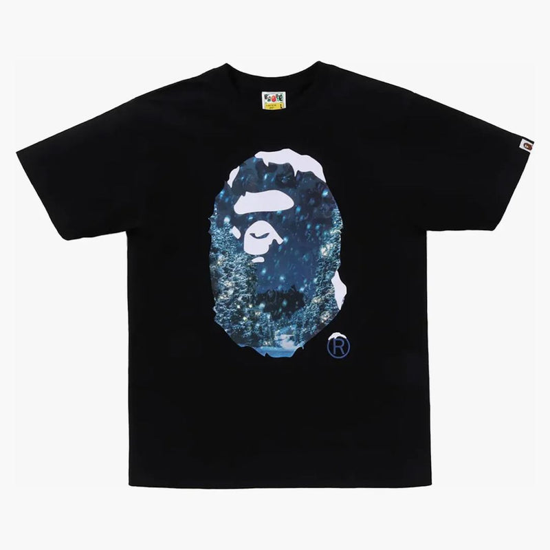 Bape Christmas Photo Ape Head Tea Black
