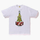 Bape Christmas Tree Tee White