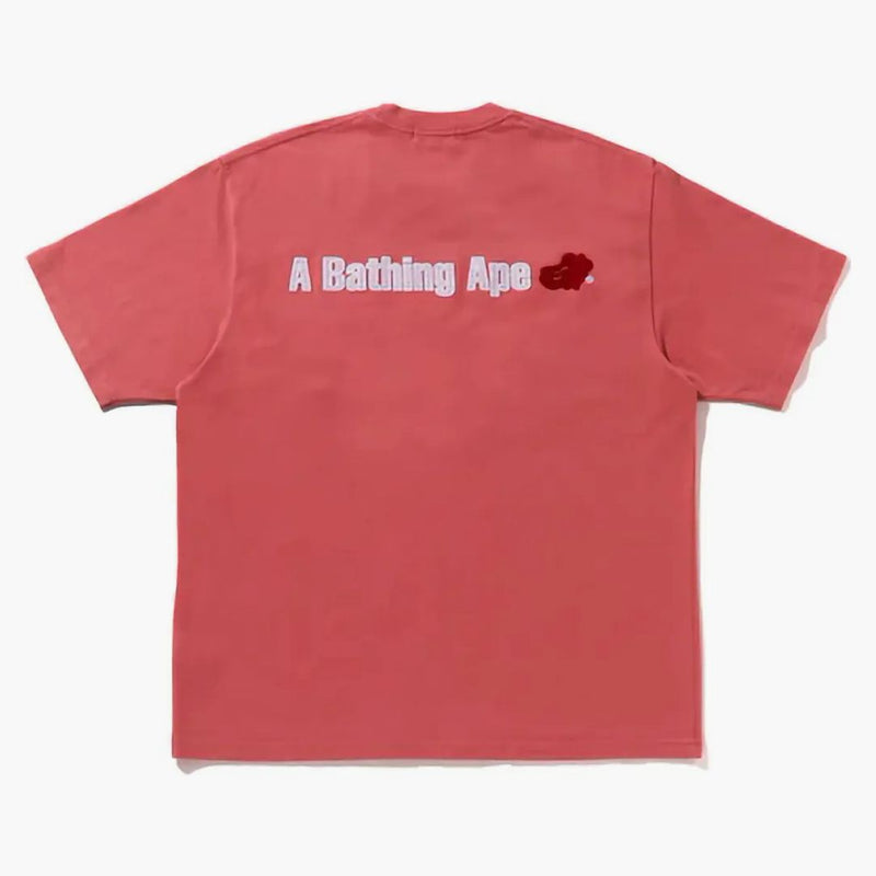 BAPE Circular Ape hlava uvolněná fit čaj růžová