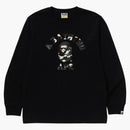 Bape City Camo College L/s Tee Black