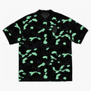 Bape City Camo Large Ape Head Relaxed Fit Polo Black