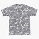 Bape City Camo Large Ape Head Tee Grey