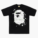Bape City Camo Painting Ape Head Tee Black