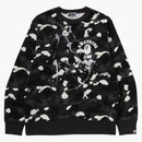 Bape City Camo Painting Crewneck Sweatshirt Black