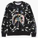 Bape City Camo Shark Crewneck (SS24) Black